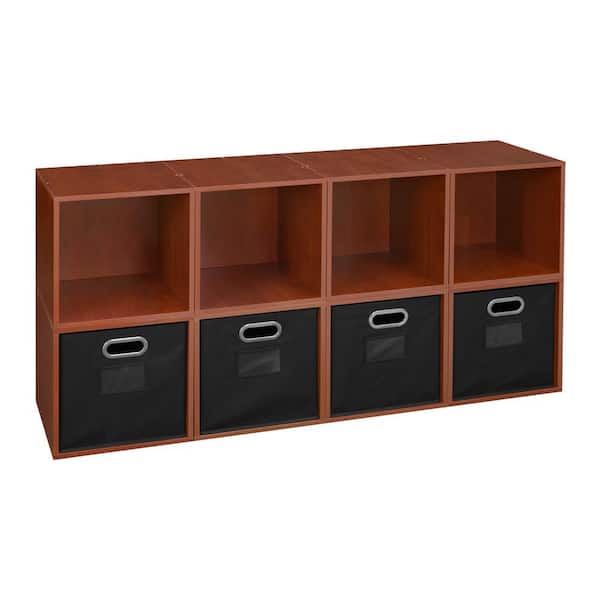 Regency 26 in. H x 52 in. W x 13 in. D Cherry Wood 12-Cube Organizer