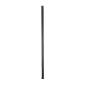 29-1/2 in. x 1 in. Black Aluminum Traditional Baluster (75-Pack)