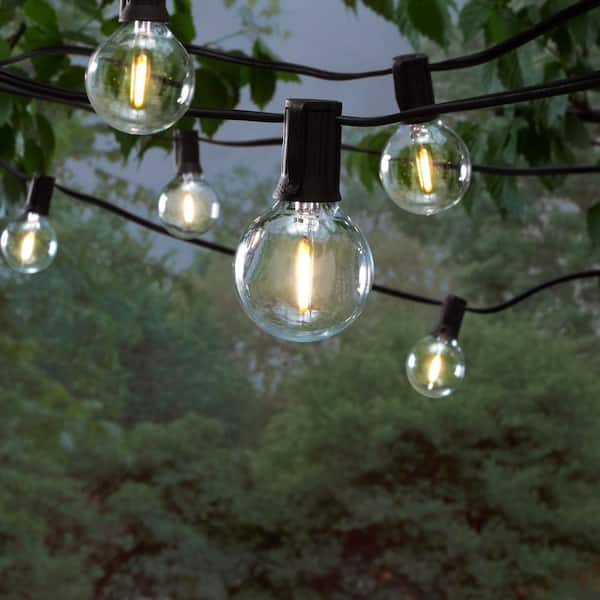 String Lights Camping Lamp Outdoor Crystal Globe Lights Waterproof