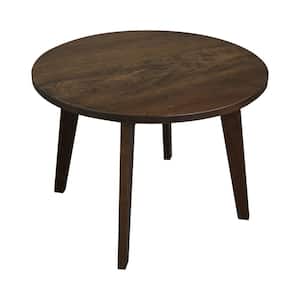 Genuine 24 in. Cherry Wood Medium Round Wood Coffee Table