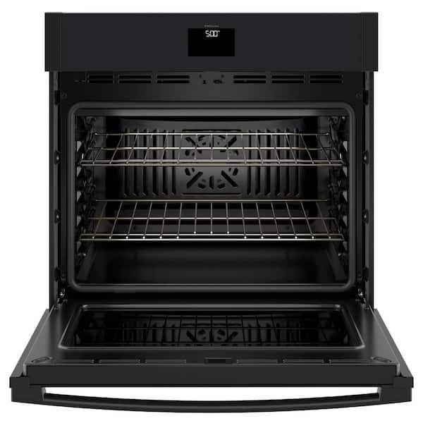 30 in. Single Smart Convection Wall Oven with No-Preheat Air Fry in Black