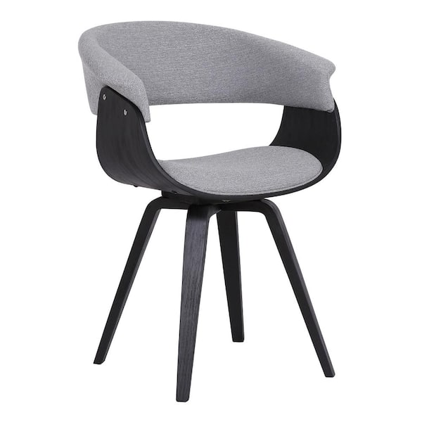 Armen Living Summer Grey Fabric Dining Chair