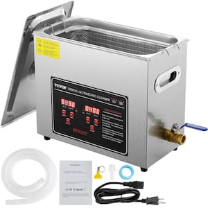 Ultrasonic Cleaner 6L with Digital Timer and Heater Professional Ultrasonic Jewelry Cleaner for Glass, Watch
