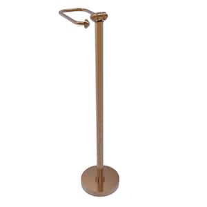 Southbeach Free Standing Toilet Paper Holder in Brushed Bronze