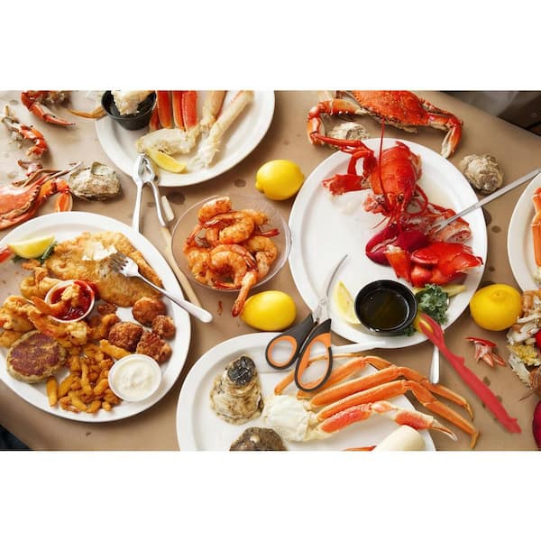 Wudkey 20 Pieces Seafood Tools Set includes 6-Crab Crackers, 6