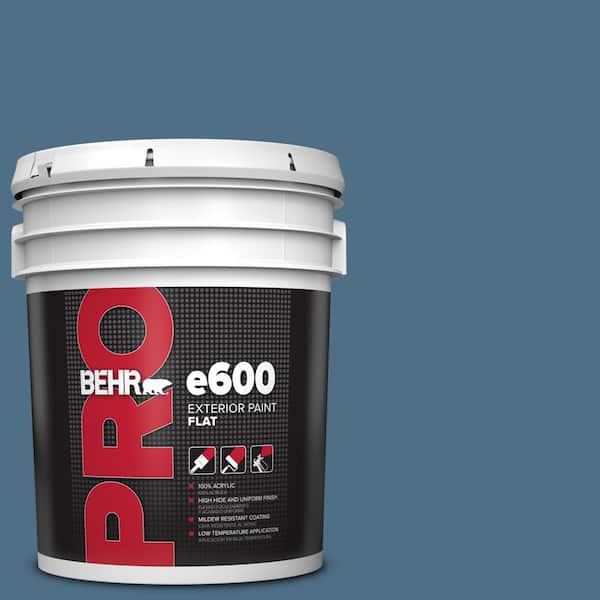 BEHR PRO 5 gal. #S500-6 Shipyard Flat Exterior Paint