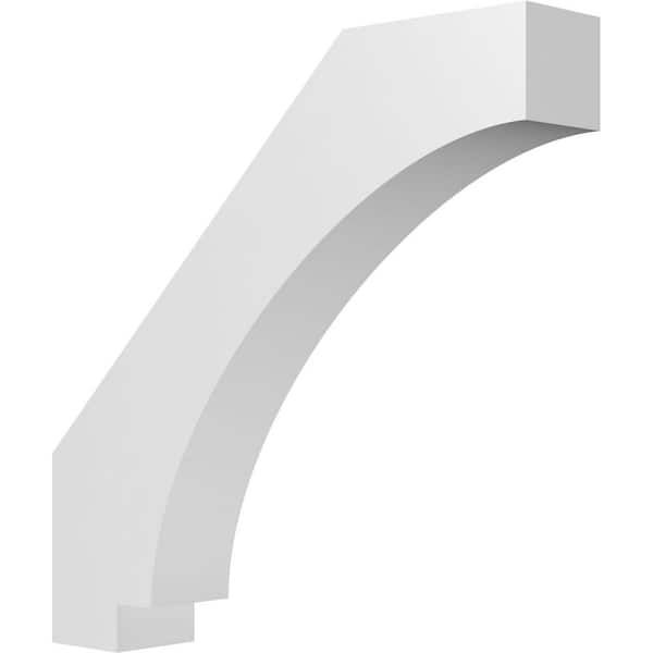 Ekena Millwork Imperial 3 in. x 16 in. x 16 in. Architectural Grade PVC Knee Brace