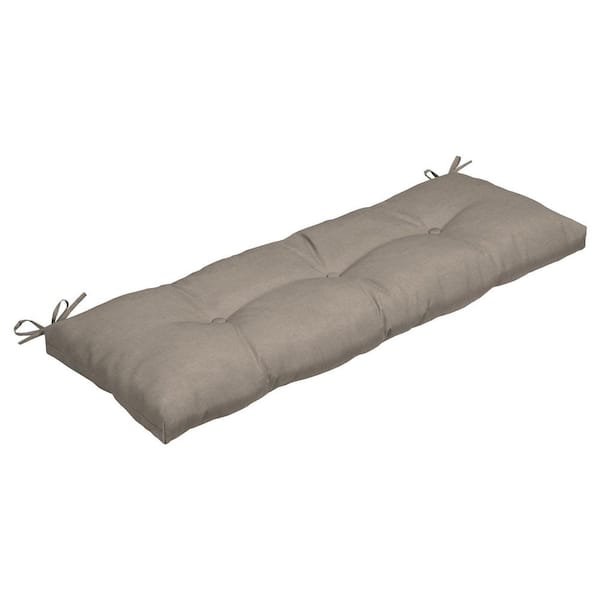 ARDEN SELECTIONS 48 in. x 18 in. Natural Tan Rectangle Outdoor Bench Cushion