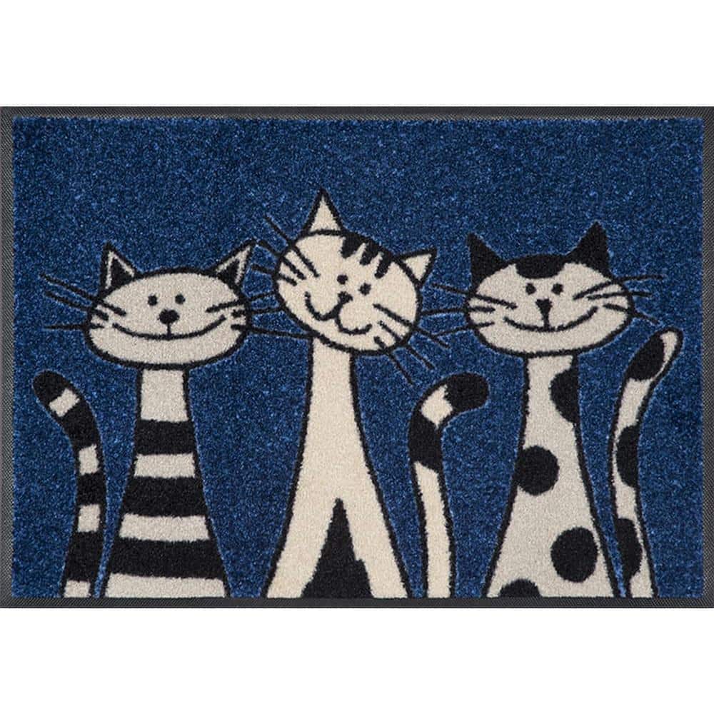 Reviews for Studio 67 Whimsy Three Cats 20 in. x 30 in. Nylon Doormat Pg  The Home Depot