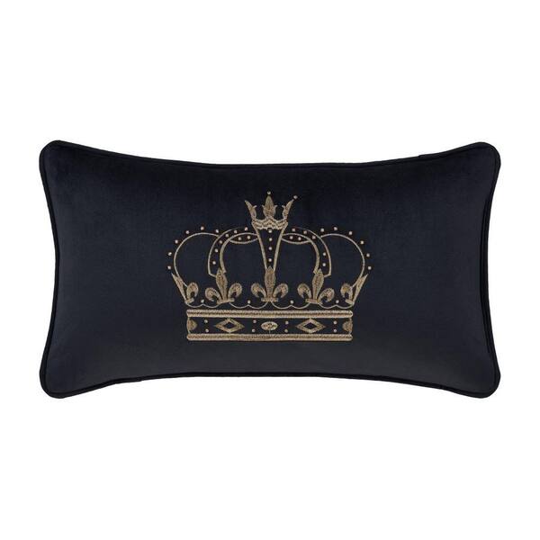 Unbranded Toulhouse Indigo Crown Polyester Crown Boudoir 15 in.x 20 in.