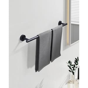 24 in. Stainless Steel Wall Mounted Single Towel Bar in Oil Rubbed Bronze