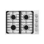 30 in. Gas Cooktop in Stainless Steel with 4 Burners Including Power Burners