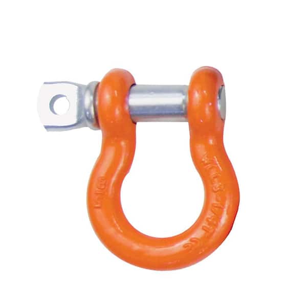 MILE MARKER 3/4 in. Orange Winch Shackle