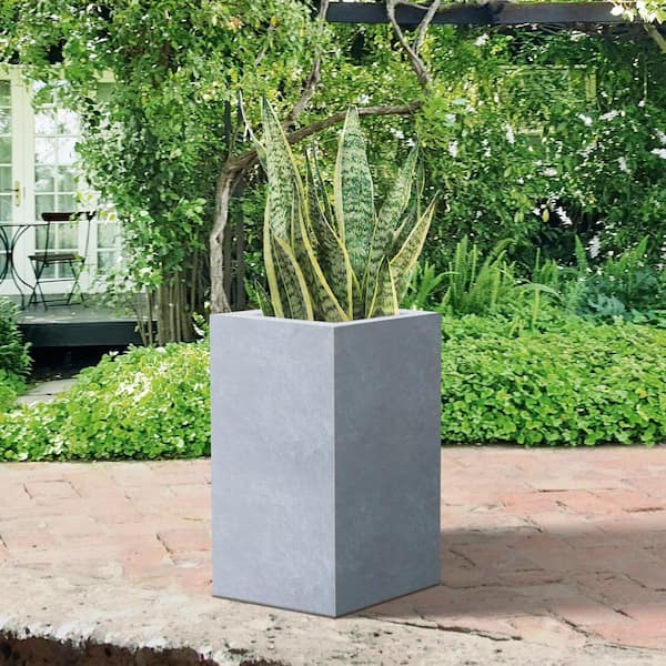 Square Tall Plant Pot Elegant Large Flower Indoor Outdoor Garden Planters  Diva 