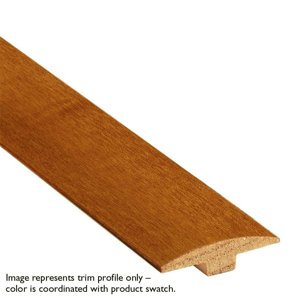 Gunstock High Gloss Red Oak 1/4 in. Thick x 2 in. Wide x 78 in. Length T-Molding -  Bruce, T521E