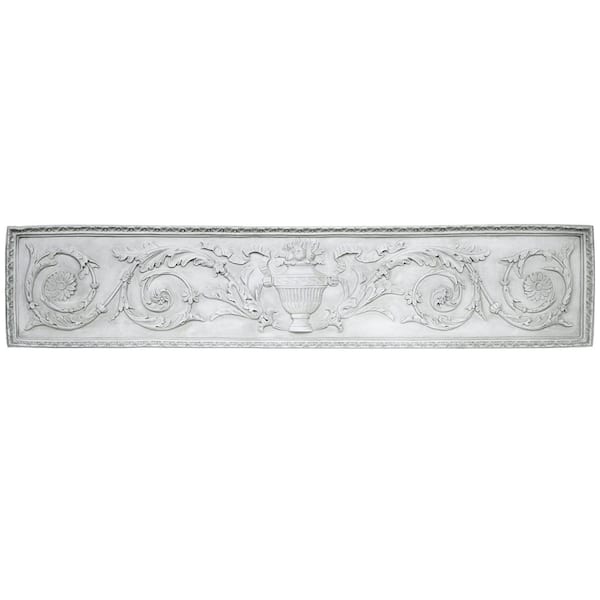 Design Toscano 10 in. x 48 in. Horizontal San Galgano Wall Pediment
