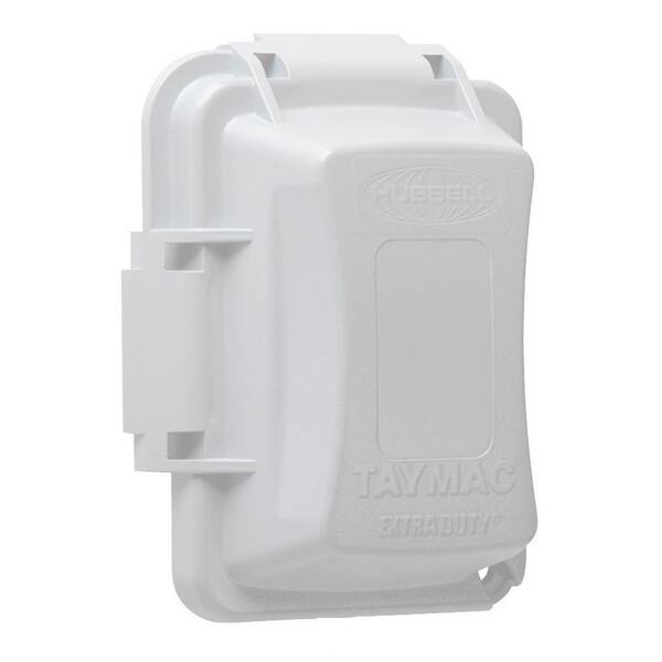 TAYMAC White 1-Gang Weatherproof Extra Duty In-Use Cover