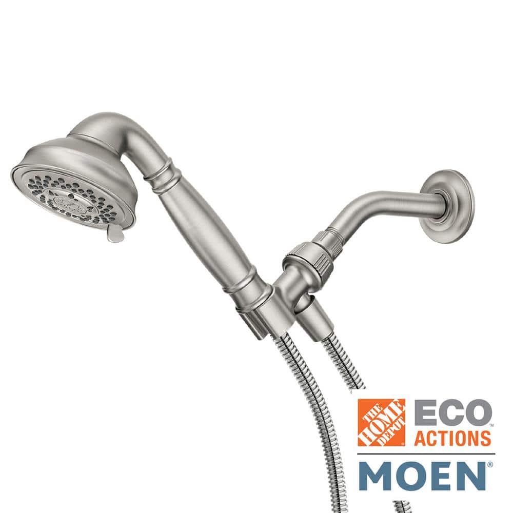 MOEN Brecklyn 8Spray 4 in. Single Tub Wall Mount Handheld Adjustable