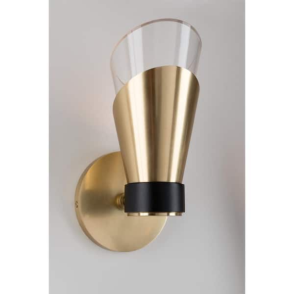 Details about   Mitzi by Hudson Valley Lighting Tilly 1-Light Aged Brass LED Wall Sconce 