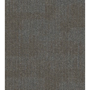 Second Nature - Fission - Gray Commercial 24 x 24 in. Glue-Down Carpet Tile Square (96 sq. ft.)