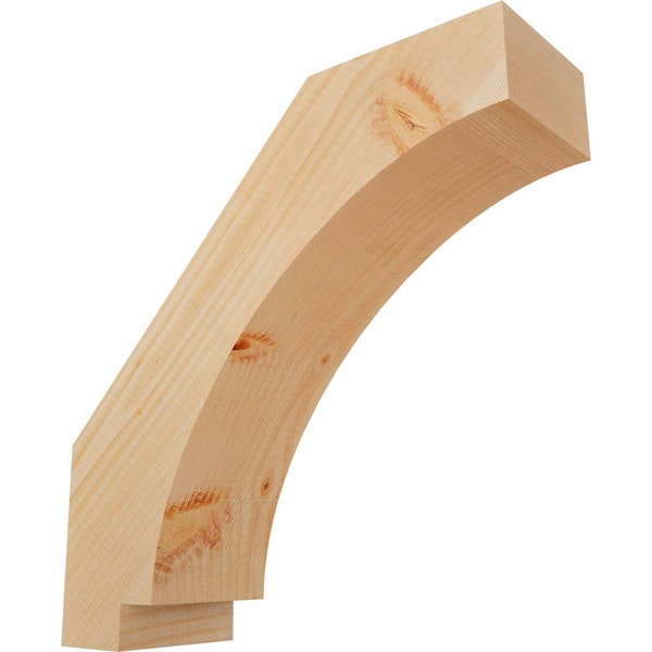 Ekena Millwork 5 1/2"W x 18"D x 18"H Imperial Smooth Knee Brace, Douglas Fir