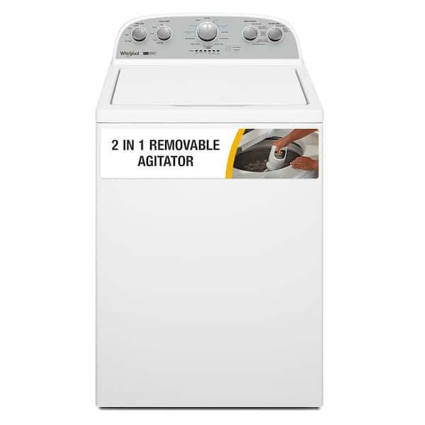 Whirlpool 38 Cu Ft Top Load Washer In White With 2 In 1 Removable Agitator Thdprowtw4957pw 8096