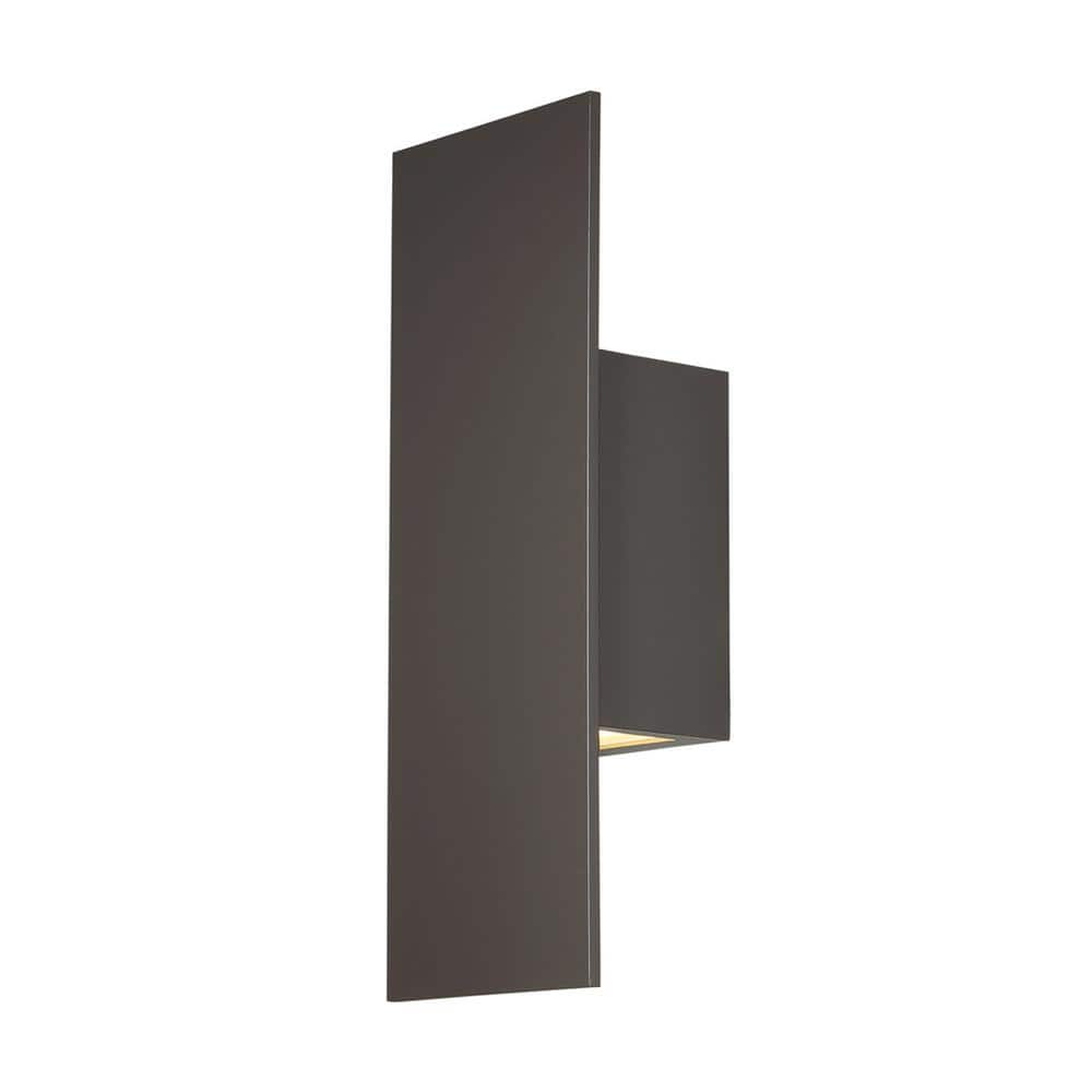 Bronze 14" LED Dimmable Outdoor Wall Light