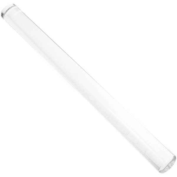 Clear Acrylic Rolling Pin for Dough, Fondant, Pastry and Cookie Making, Smooth Non-Stick Surface Kitchen