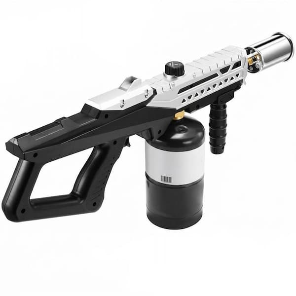 800000 BTU Adjustable Propane Torch Gun Metal Black Finish Cooking Torch Head with Piezo Ignition for BBQ Campfire