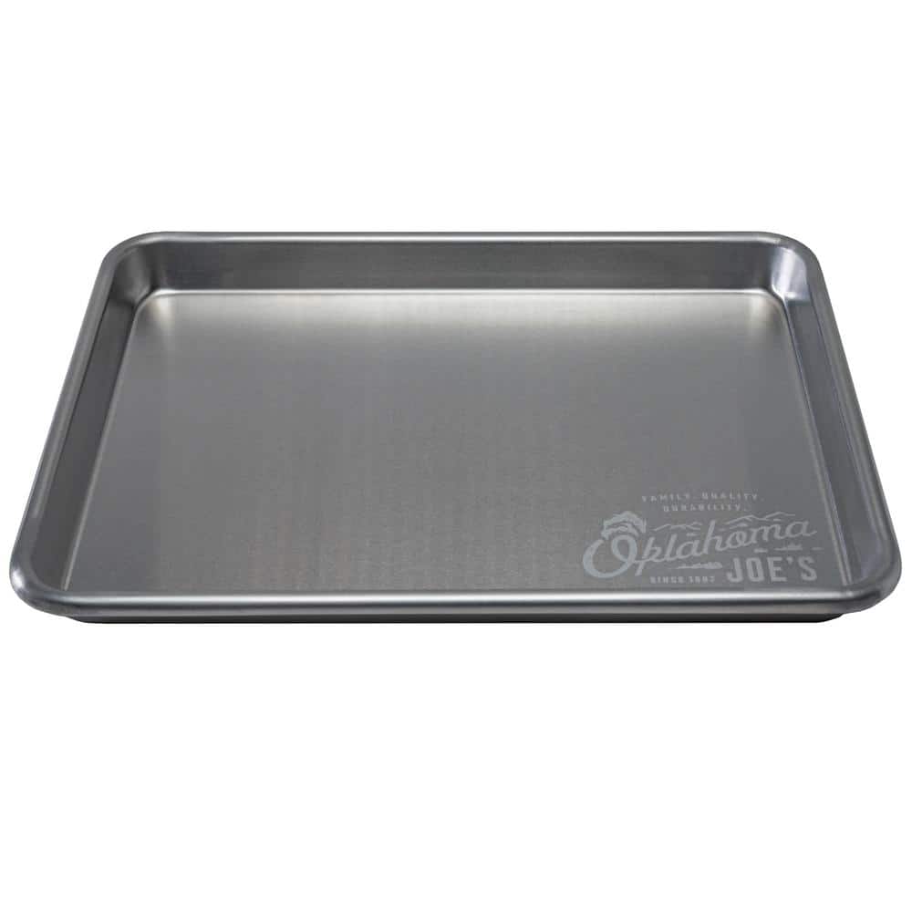 Oklahoma Joe's 13" x 9" Gray Aluminum BBQ Serving Tray