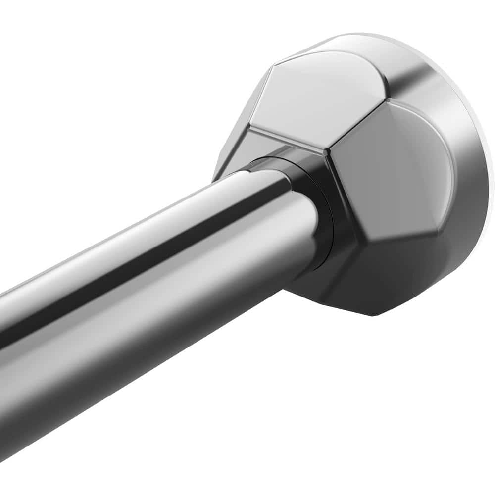 Shower Curtain Rod - 26-40 in. Adjustable Tension Curtain Rod, Stainless St