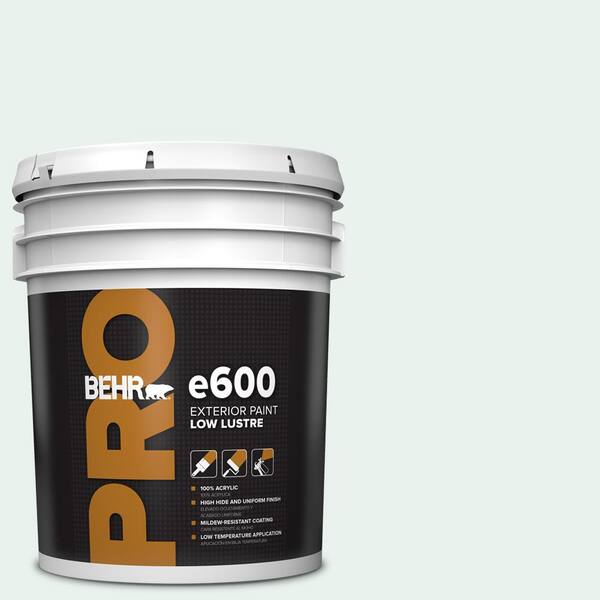 BEHR PRO 5 gal. #W-B-520 Glacial Tint Low Luster Exterior Paint