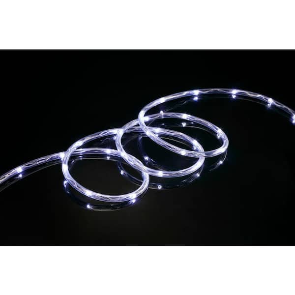 Meilo 16 ft. 80-Light Cool White Mini Rope LED Light