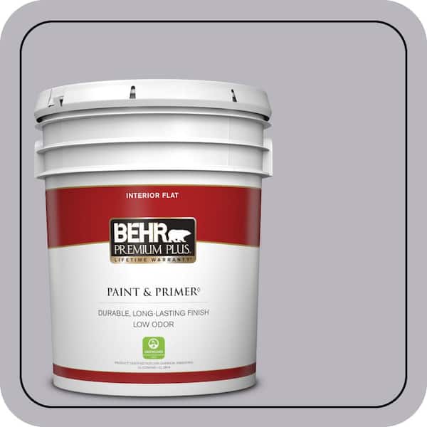 BEHR PREMIUM PLUS 5 gal. #N550-3 Best in Show Flat Low Odor Interior Paint & Primer