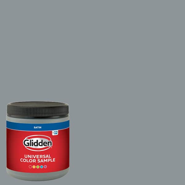 Glidden 8 oz. PPG1012-5 Steeple Gray Satin Interior Paint Sample