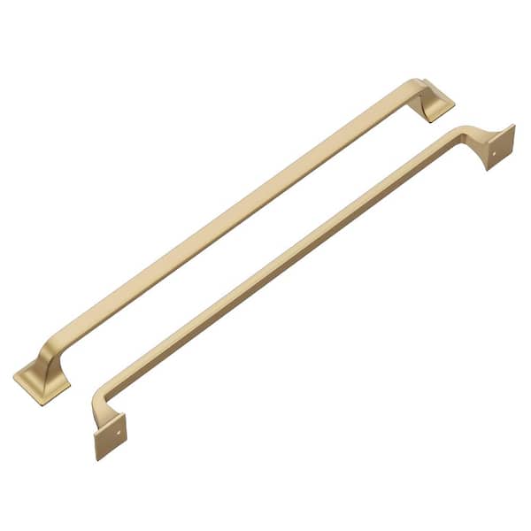 HICKORY HARDWARE Forge Collection Pull 12 in. (305 mm) Center to Center Champagne Bronze Finish Classic Zinc Material Bar Pull (1-Pack)