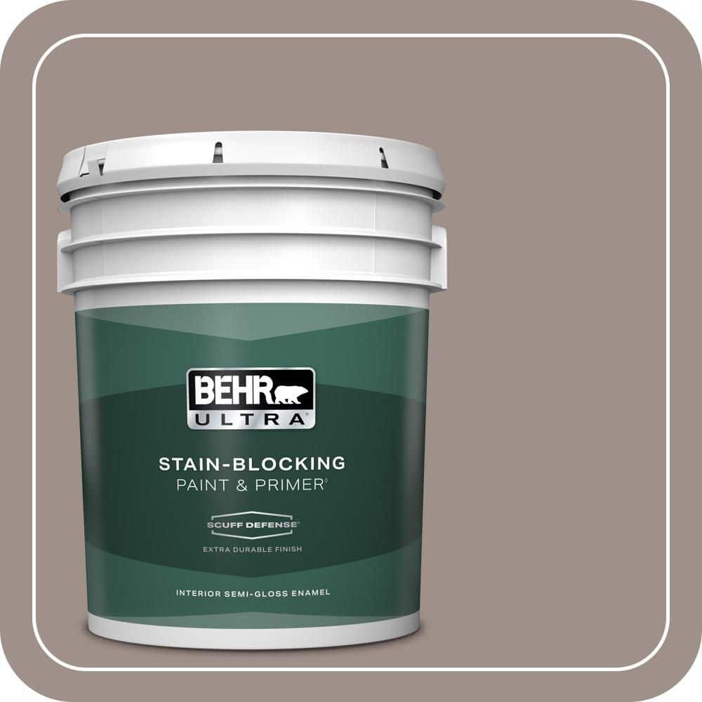 5 gal. #780B-5 Cheyenne Rock Extra Durable Semi-Gloss Enamel Interior Paint & Primer price history on PriceWatchPro