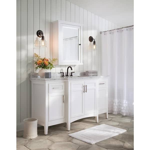 Merryfield 24 in. W x 32 in. H Rectangular Medicine Cabinet with Mirror