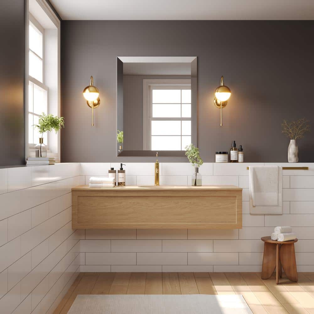 16" White Ceramic Round Undermount Bathroom Sink with Overflow
