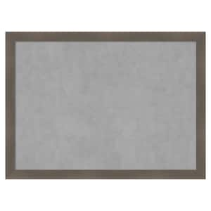 Edwin Clay Grey 30 in. x 22 in. Magnetic Board, Memo Board