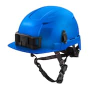 BOLT Blue Type 2 Class E Front Brim Non-Vented Safety Helmet (2-Pack)