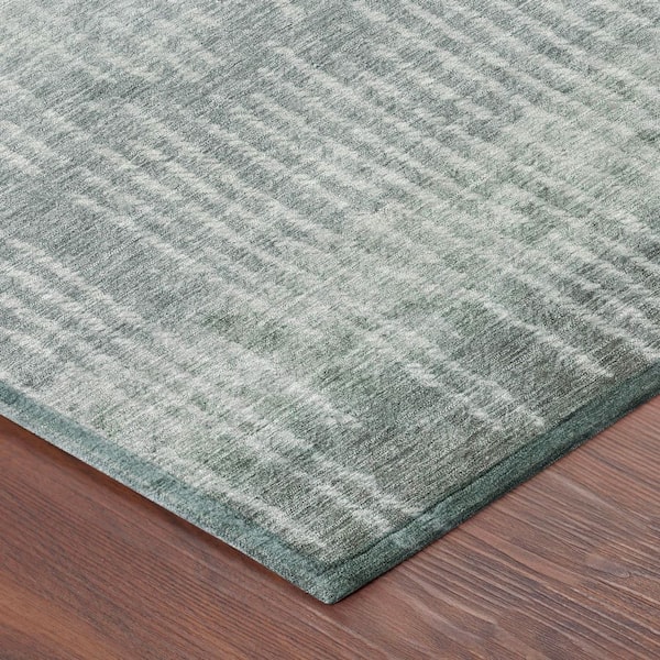 Chantille Machine Washable Indoor/Outdoor Abstract ACN2811 Sage 10 ft. x 14 ft. Area Rug