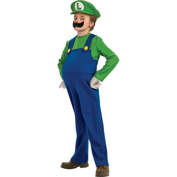 Disguise Super Mario Bros Small Boys Deluxe Luigi Kids Costume