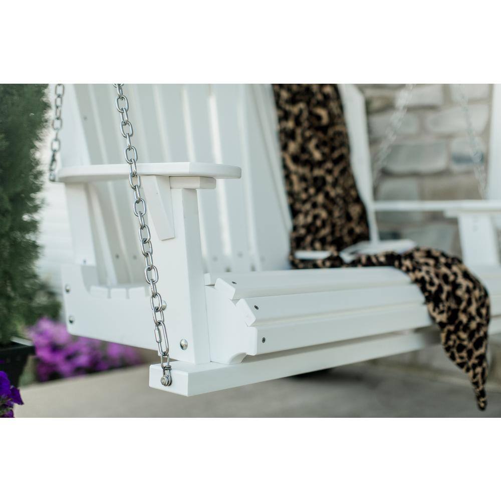 Aruba Blue HDPE 2-Person Outdoor Porch Swing