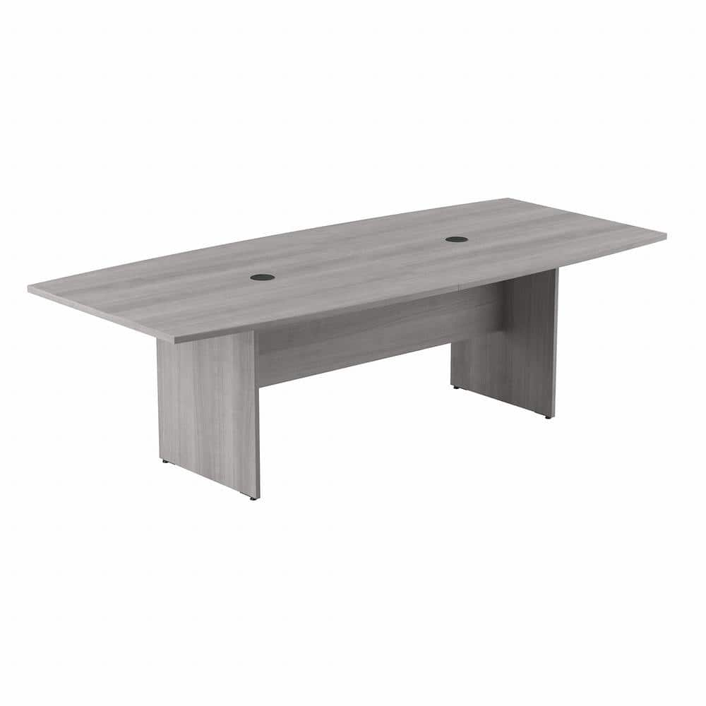 UPC 042976138417 product image for 95.2 in. Boat Top Platinum Gray Conference Table Desk | upcitemdb.com