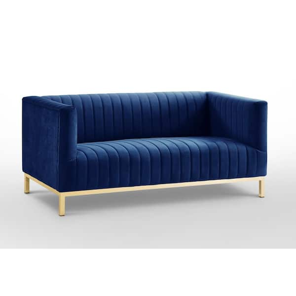 gold velvet 2 seater sofa