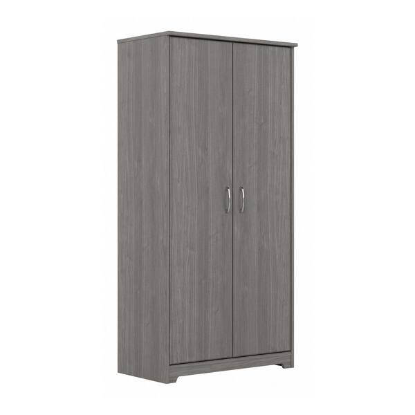Bush Furniture Cabot Modern Gray 60.94 in. Accent Storage Cabinet with Doors
