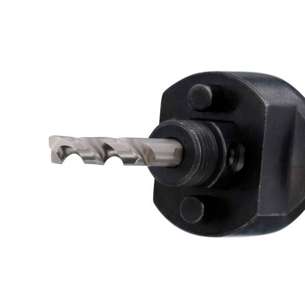 Large Hole Saw Arbor W/ Pilot Drill Bit 