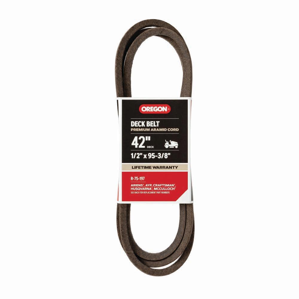 1/2 in. x 95-3/8 in. Belt for 42 in. Deck Riding Mowers, Fits MTD, Cub Cadet, Husqvarna, Craftsman (R-75-197) price history on PriceWatchPro