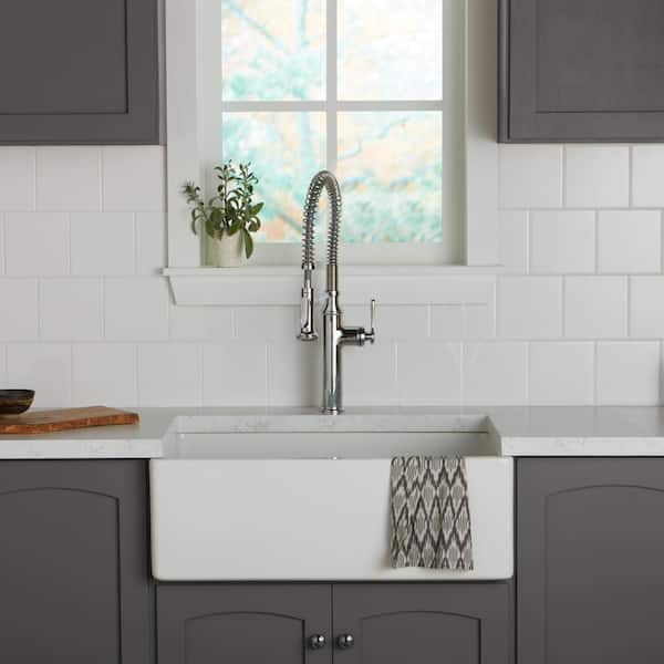 Restore Bright White 6 in. x 6 in. Ceramic Wall Tile (375 sq. ft. / pallet)